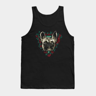 Frech bulldog in rose Tank Top